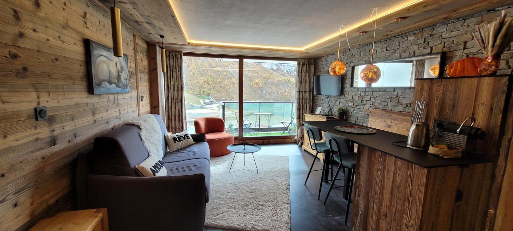 Grands Studios Vue Sur Lac Tignes Kültér fotó